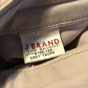 J Brand The Skinny #910K120 Grey Taupe